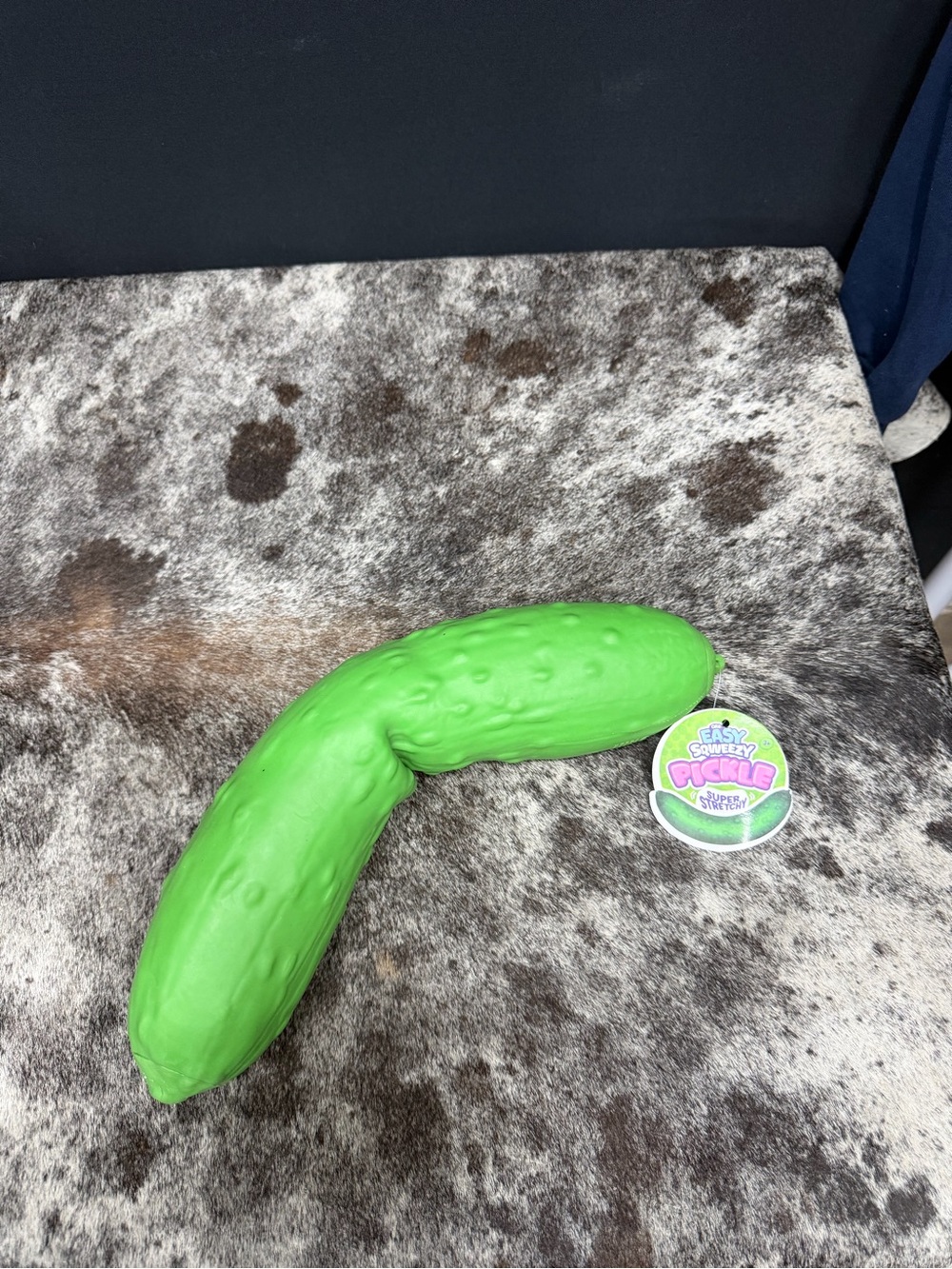Green Pickle Squishy Toy